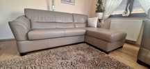 Sofa z szezlongiem i fotel Kler