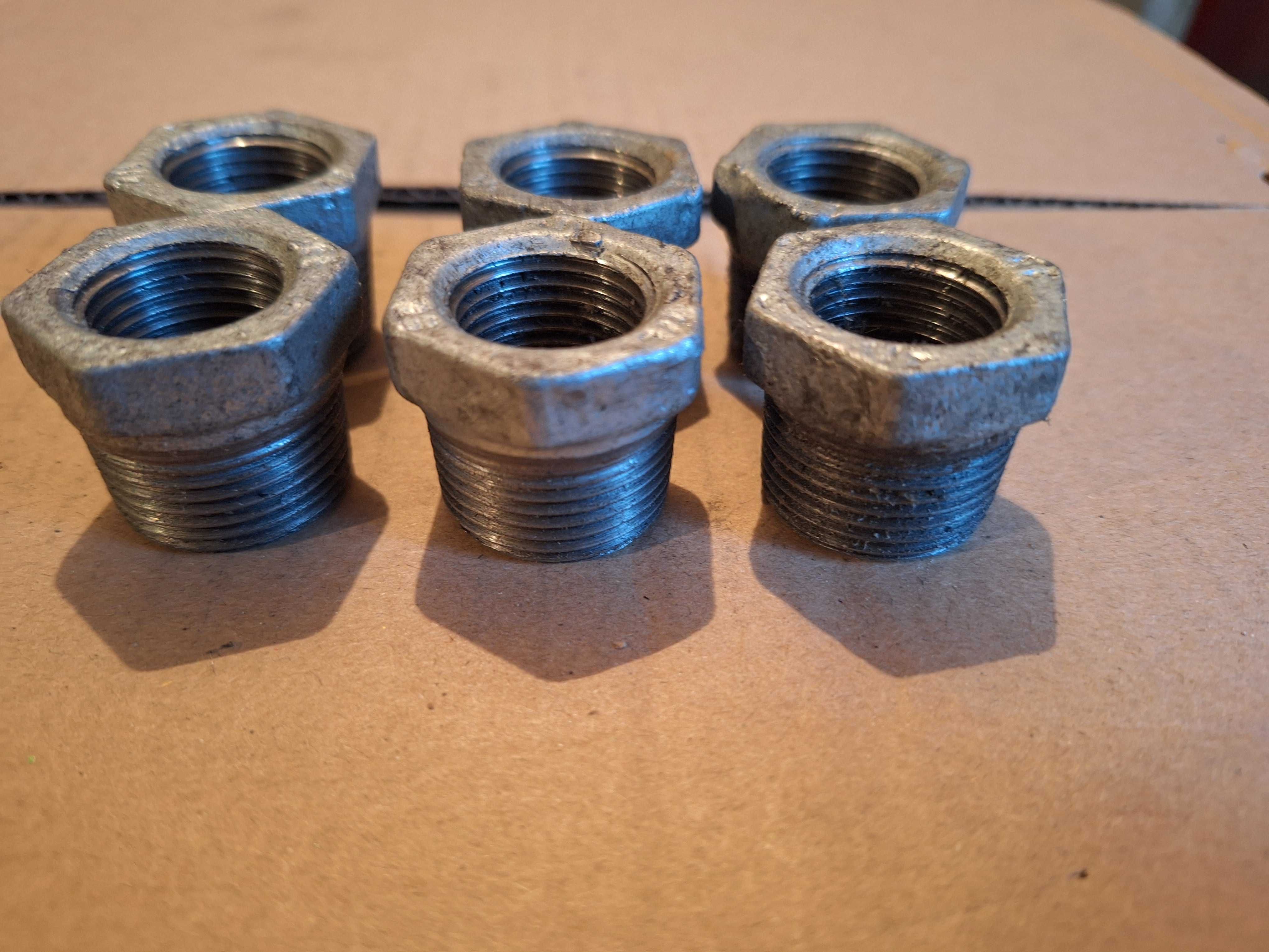 Redukcja z 3/4" na 1/2" - 6 szt.