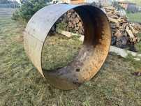 Krąg stalowy, donica, balia, piaskownica, palenisko, grill, 150cm