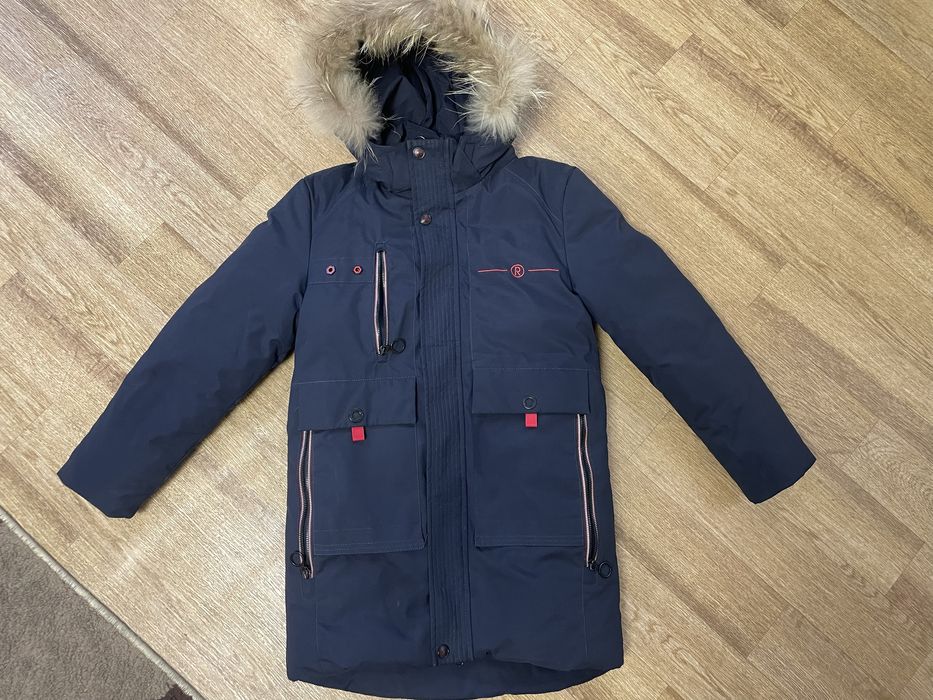 Продам зимнюю крутую парку куртку пуховик р.146-152