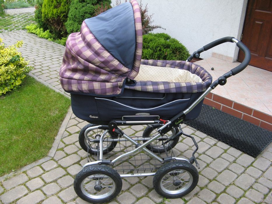 Szwedzki wózek dziecięcy Emmaljunga jak nowy