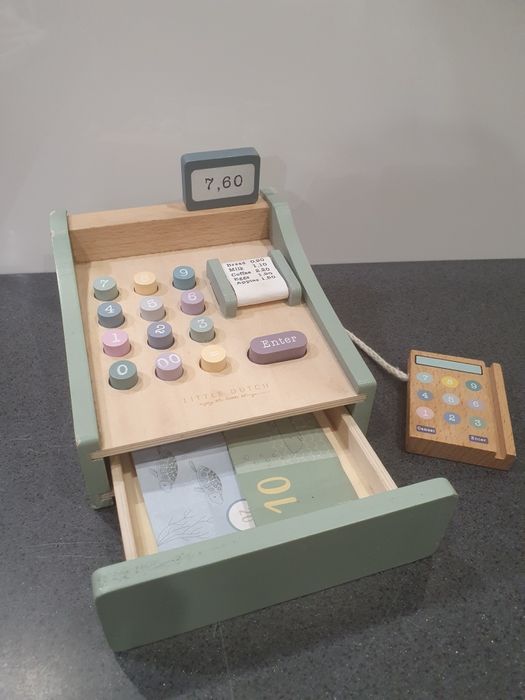 Zabawka dla dziecka Drewniana kasa Little Dutch