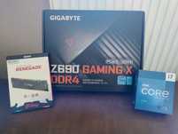 Intel i7-13700k + GIGABYTE Z690 GAMING X + Kingston 32GB 3600MHz CL16