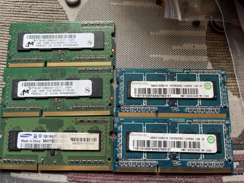 Оперативная память ОЗУ ddr3 1gb ддр3 1гб