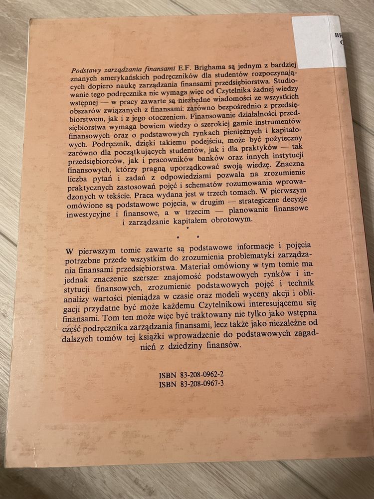 Podstawy zarządzania finansami część 1 Eugene F.Brigham
