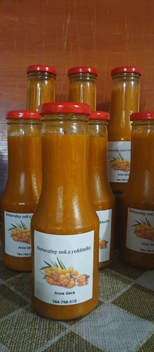 Sok z rokitnika domowej produkcj