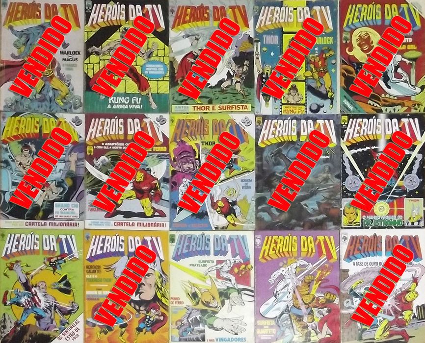 Bd brasileira "Heróis da TV" 1984