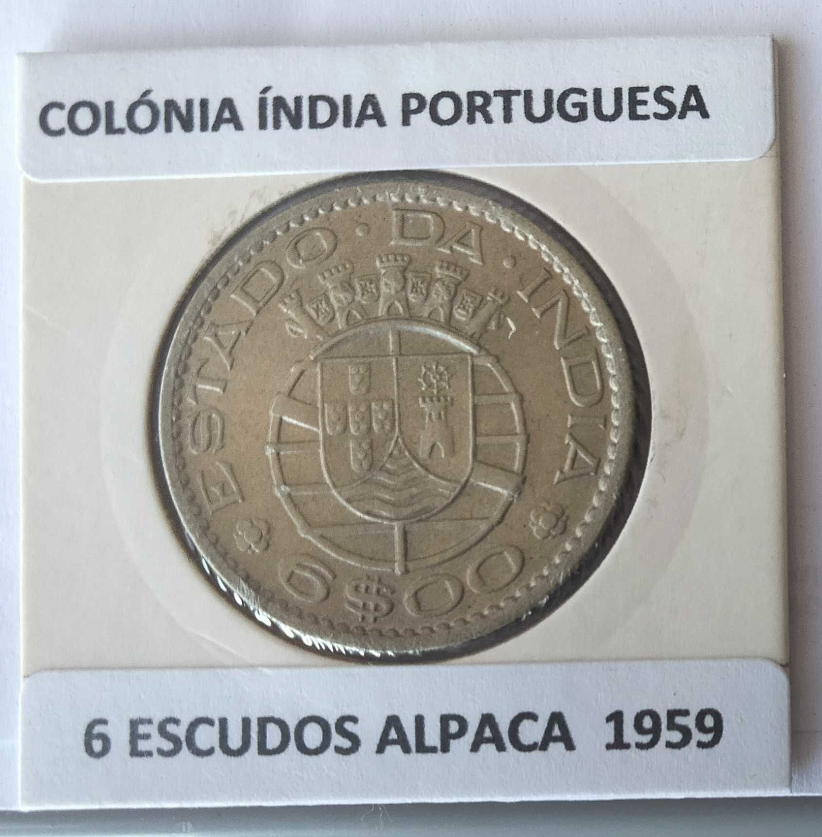 Moedas Portuguesas Circuladas  na Ex Colónia da Índia Portuguesa