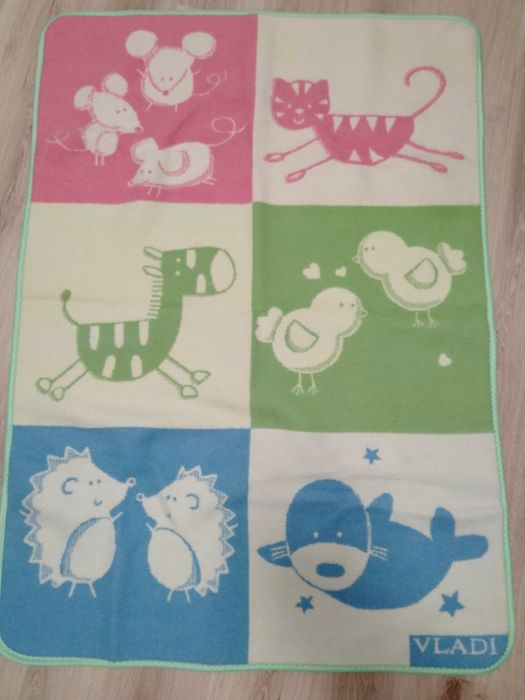 Одеяло, ковдра, покрывало Vladi шерстяной, вовна