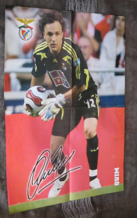 Posters Benfica com 2 jogadores cada poster - Medida : 58 X 43 cm