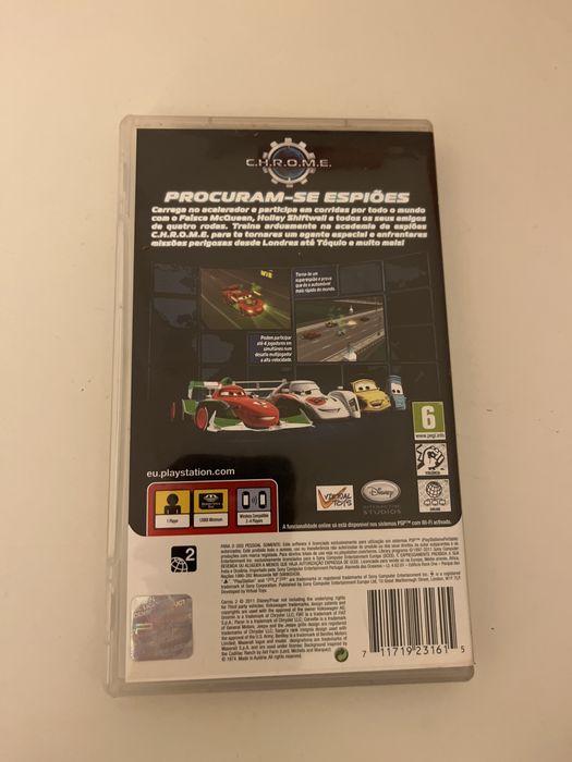 Carros 2 ,Jogo para psp , em otimo estado