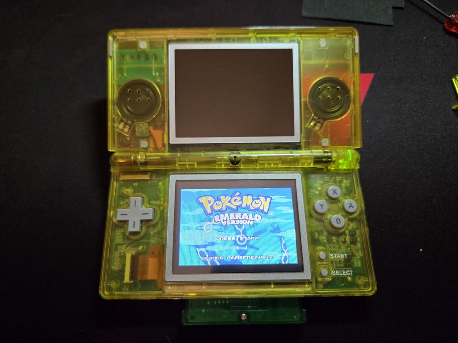 Nintendo DS Lite - transparente żółte
