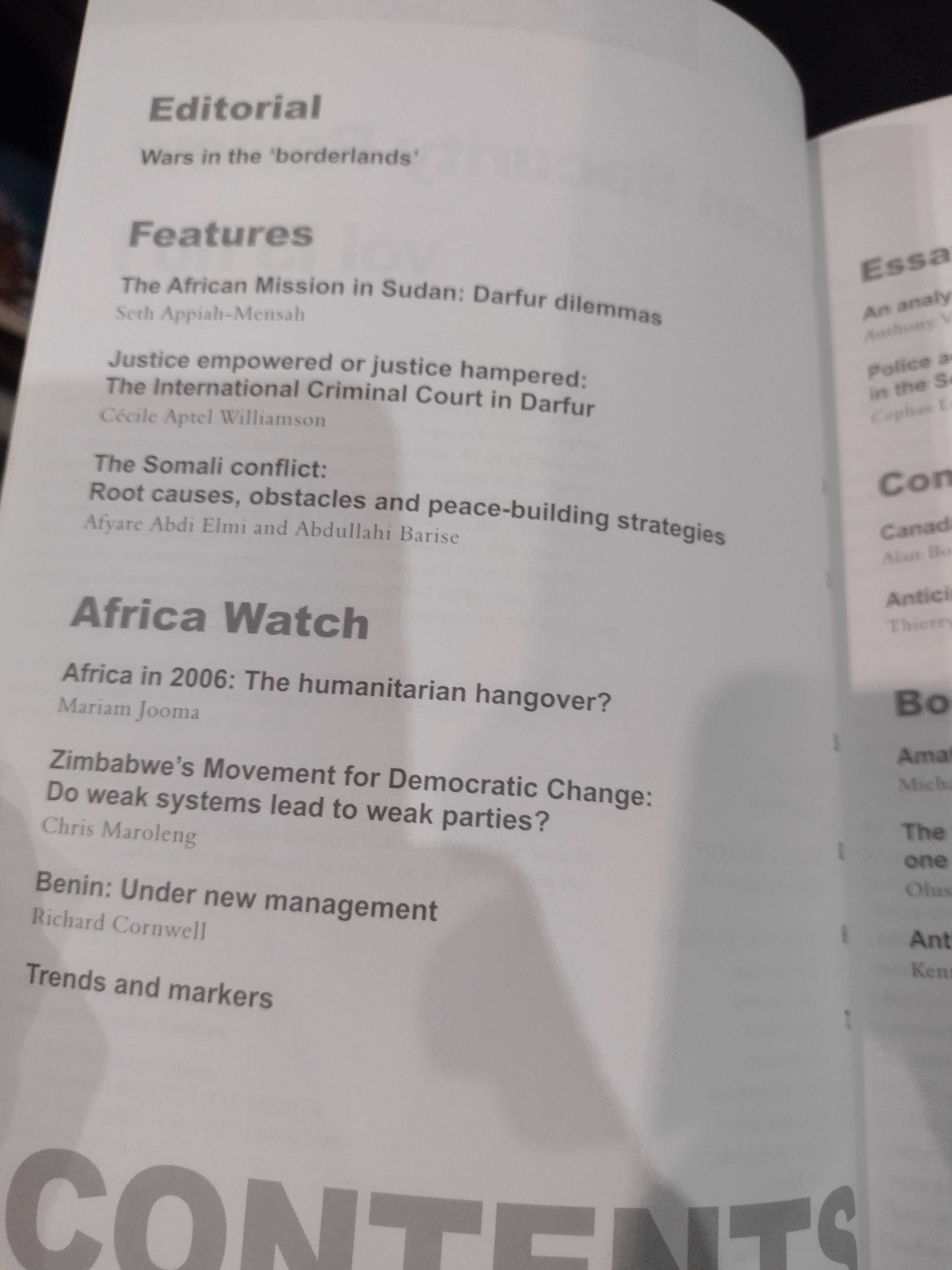 African Security Review 2006