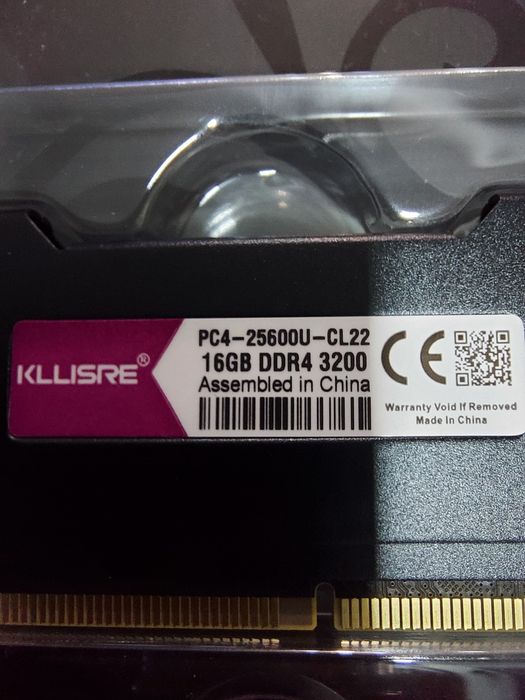 НОВА! Оперативна пам`ять KLLISRE DDR4 32 Gb 3200 Mhz