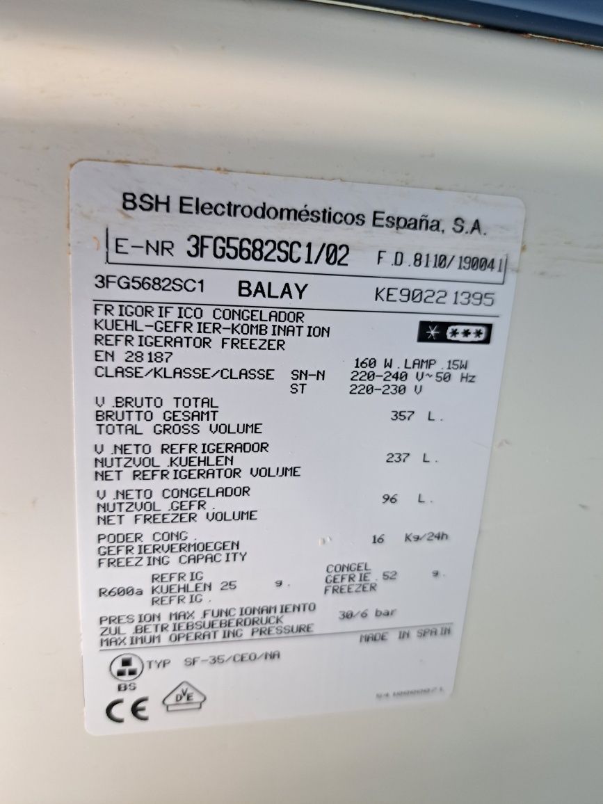 Frigorifico Balay 150€