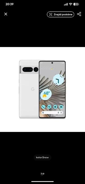 Pixel 7 pro używany 4 miesiące, prawie 2 lata gwarancji