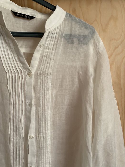 Camisa de linho   Massimo Dutti