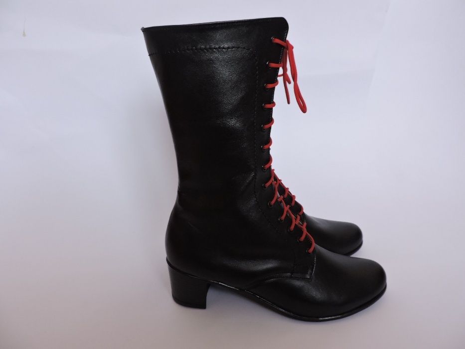 Łowickie obuwie ludowe obcas 5 cm pod wymiar