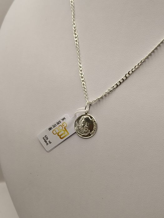 Srebrna zawieszka Medalik