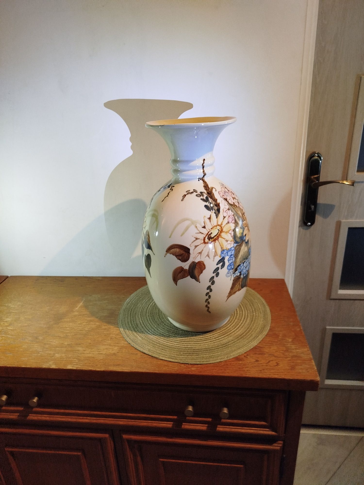 Wazon projektu B. Wolanina 47cm ręcznie malowany