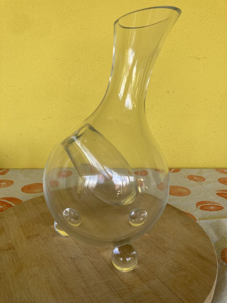 Decantador vinho com espaço para gelo
