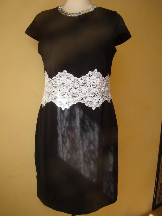 WIELKA  WYPRZEDAZ sukienka mała czarna 38 nowa