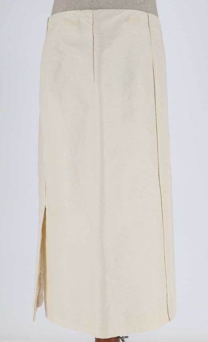 Spódnica w kolorze ecru marki Caterina Leman, rozmiar 44