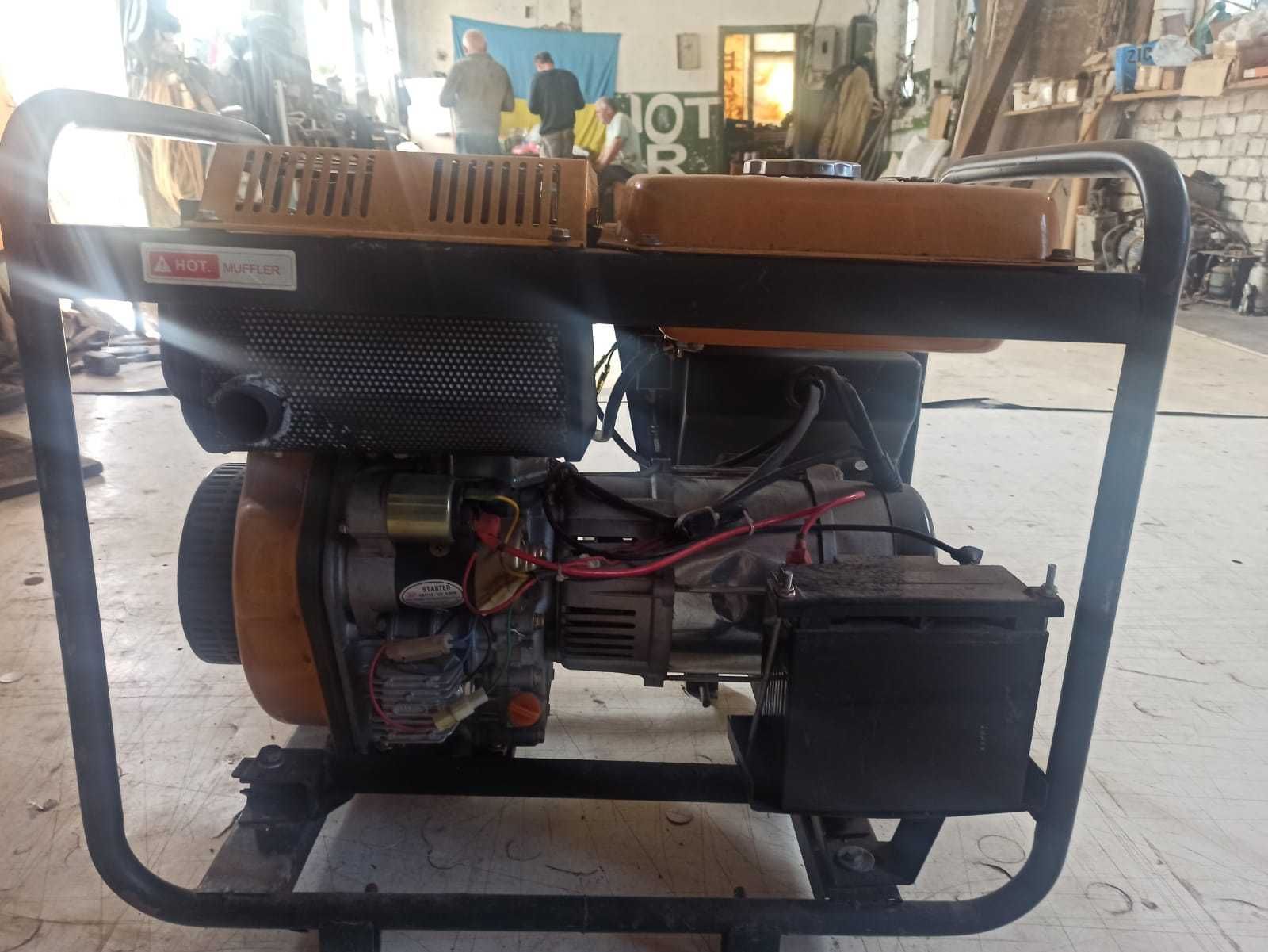 Генератор Forte дизельний FGD6500E3 5.5kW, 3 фази