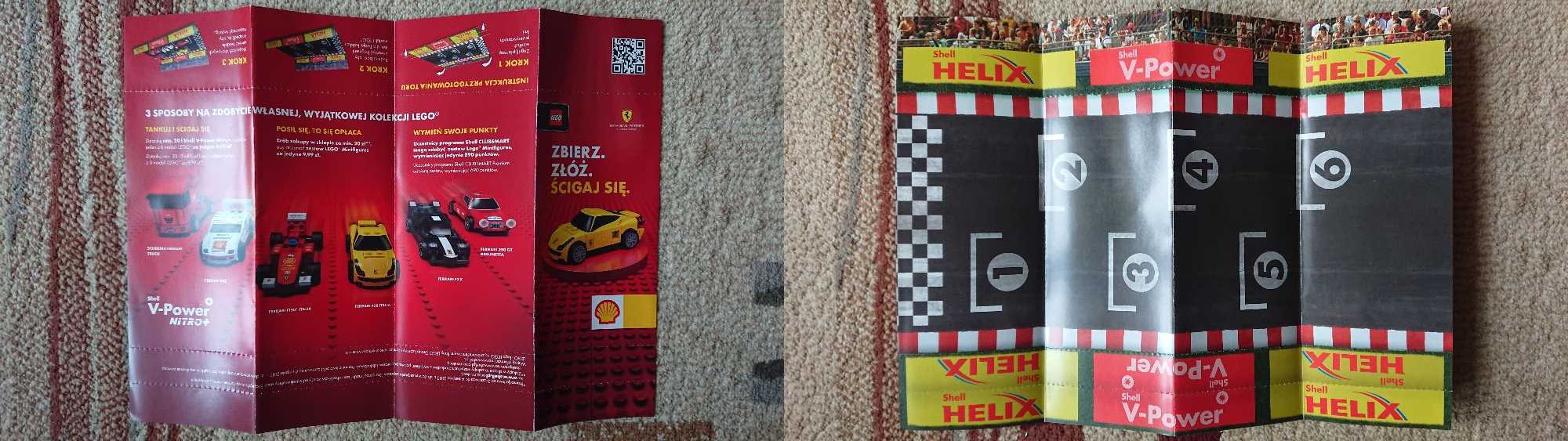 Klocki zestaw kolekcja LEGO Ferrari Shell V-Power