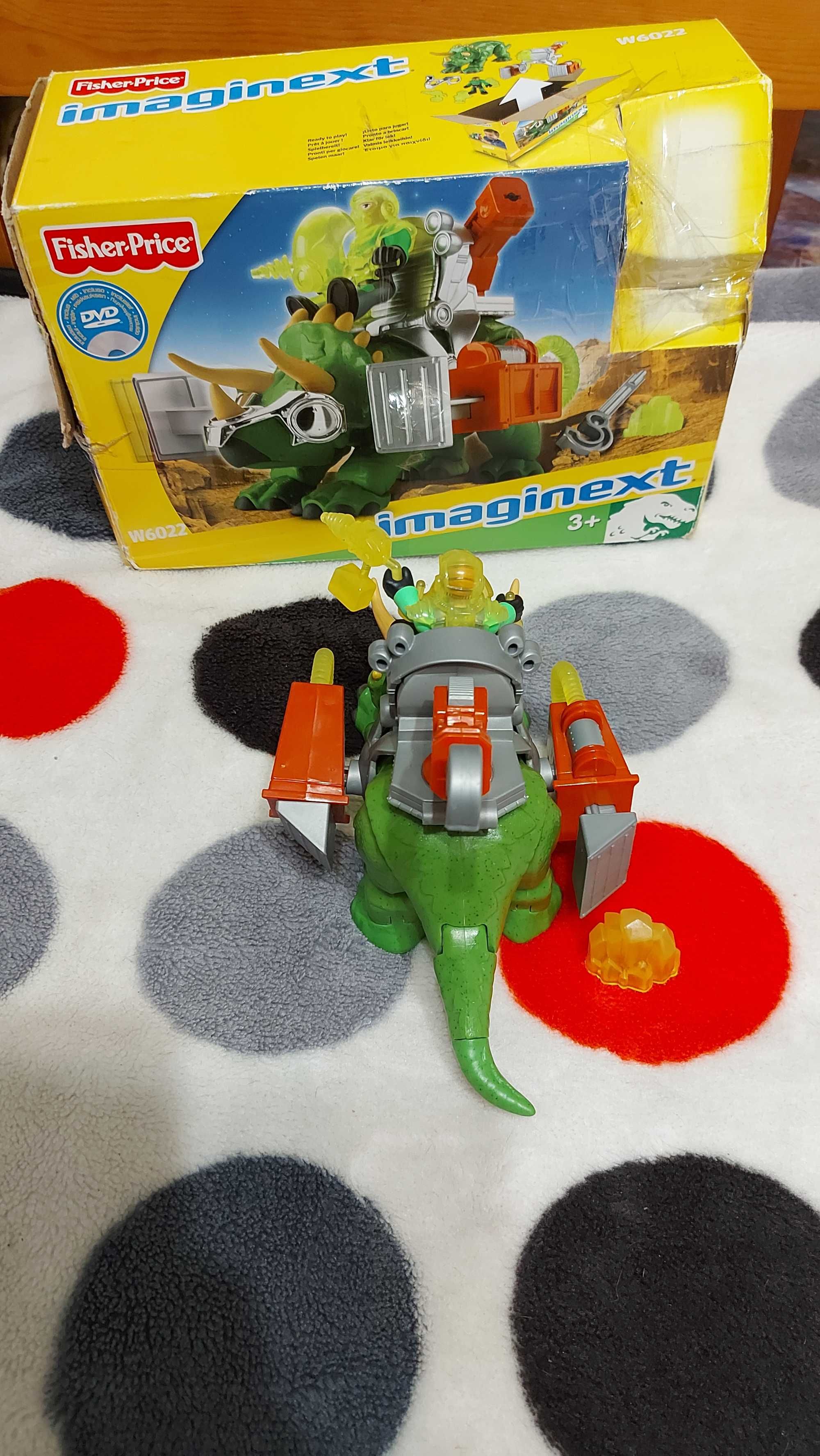 Imaginext w6022 Fisher-price dino triceratops db