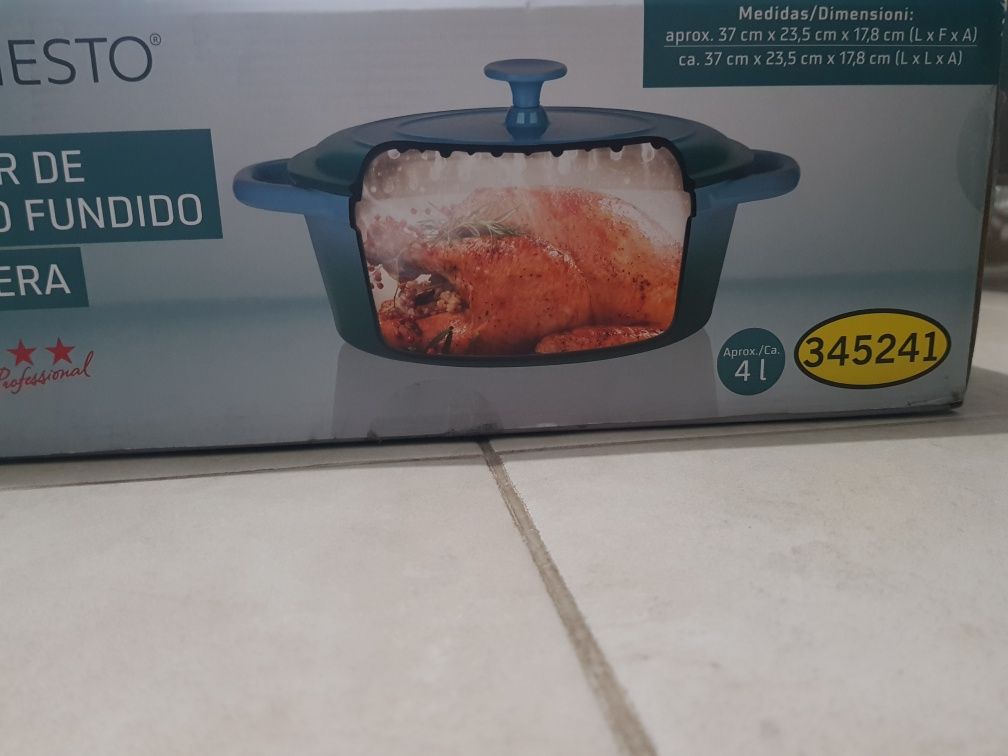 Caçarola ferro fundido 4L Lidl