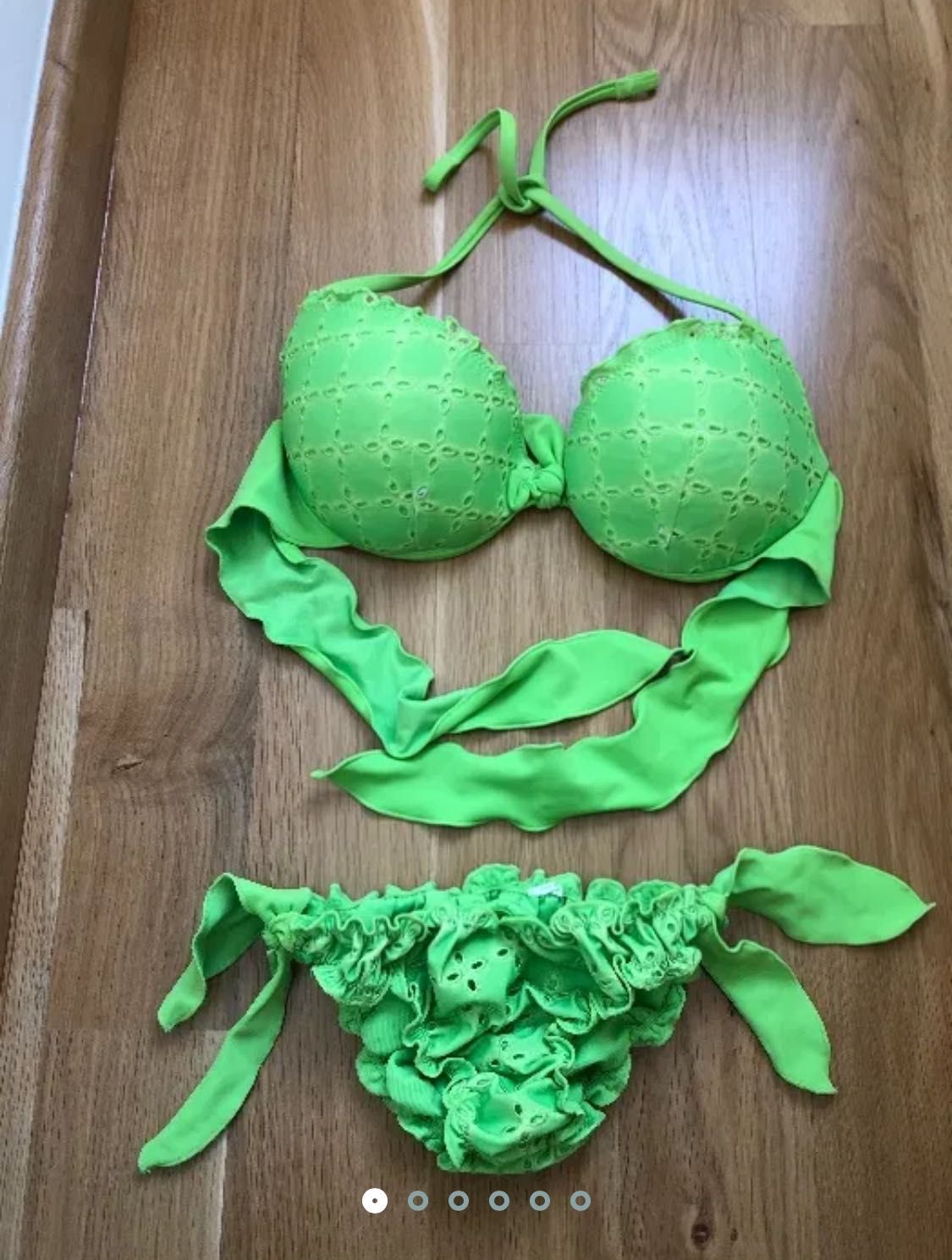 Strój kąpielowy seledynowy Calzedonia