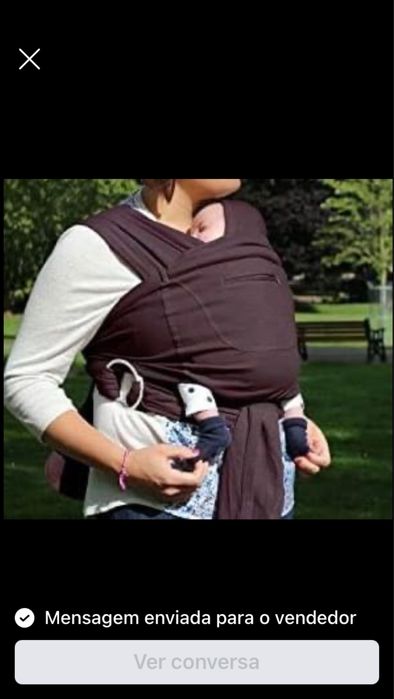 Porta bebés Caboo Cotton