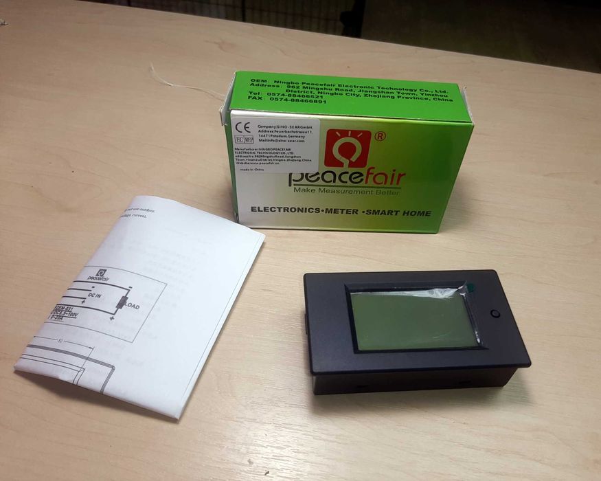 PZEM-031 DC | Цифровий вимірювач постійного струму (DC) | Майже новий