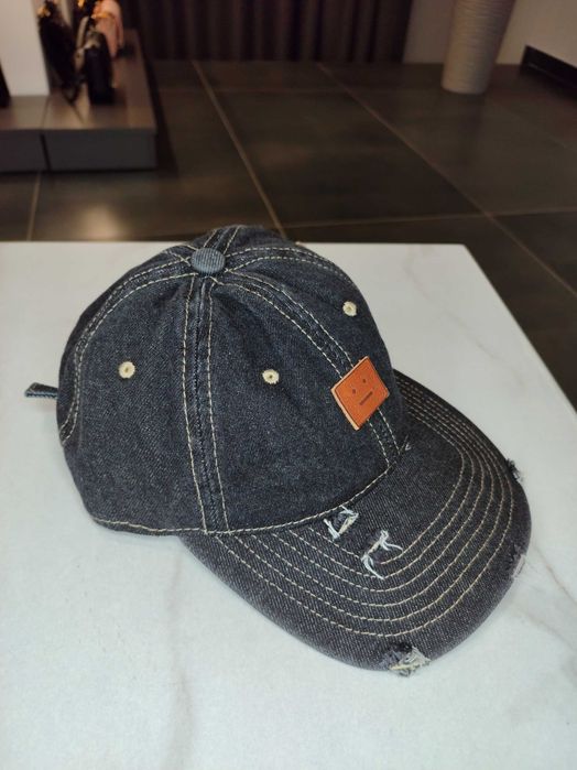 Кепка Acne Studios Cap Denim Black
