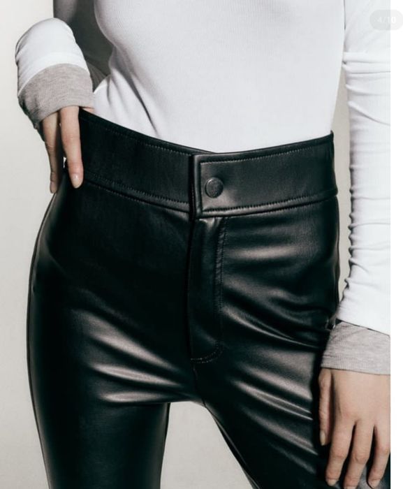 Легінси з екошкіри ZARA
