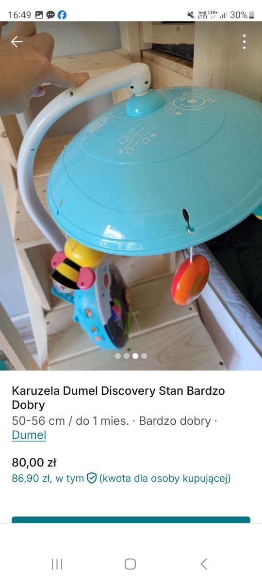 Karuzela Dumel Discovery Stan Bardzo Dobry