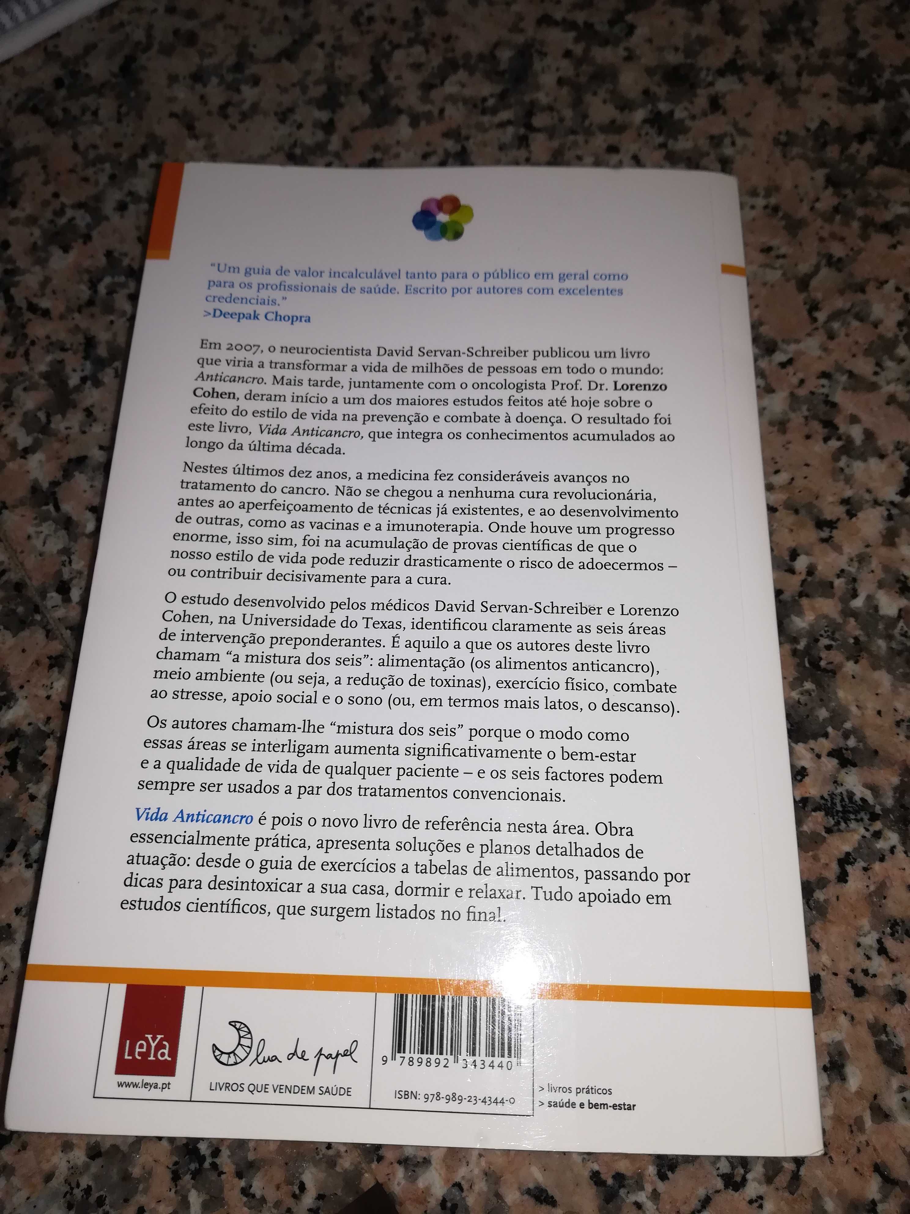 Livro vida anti cancro