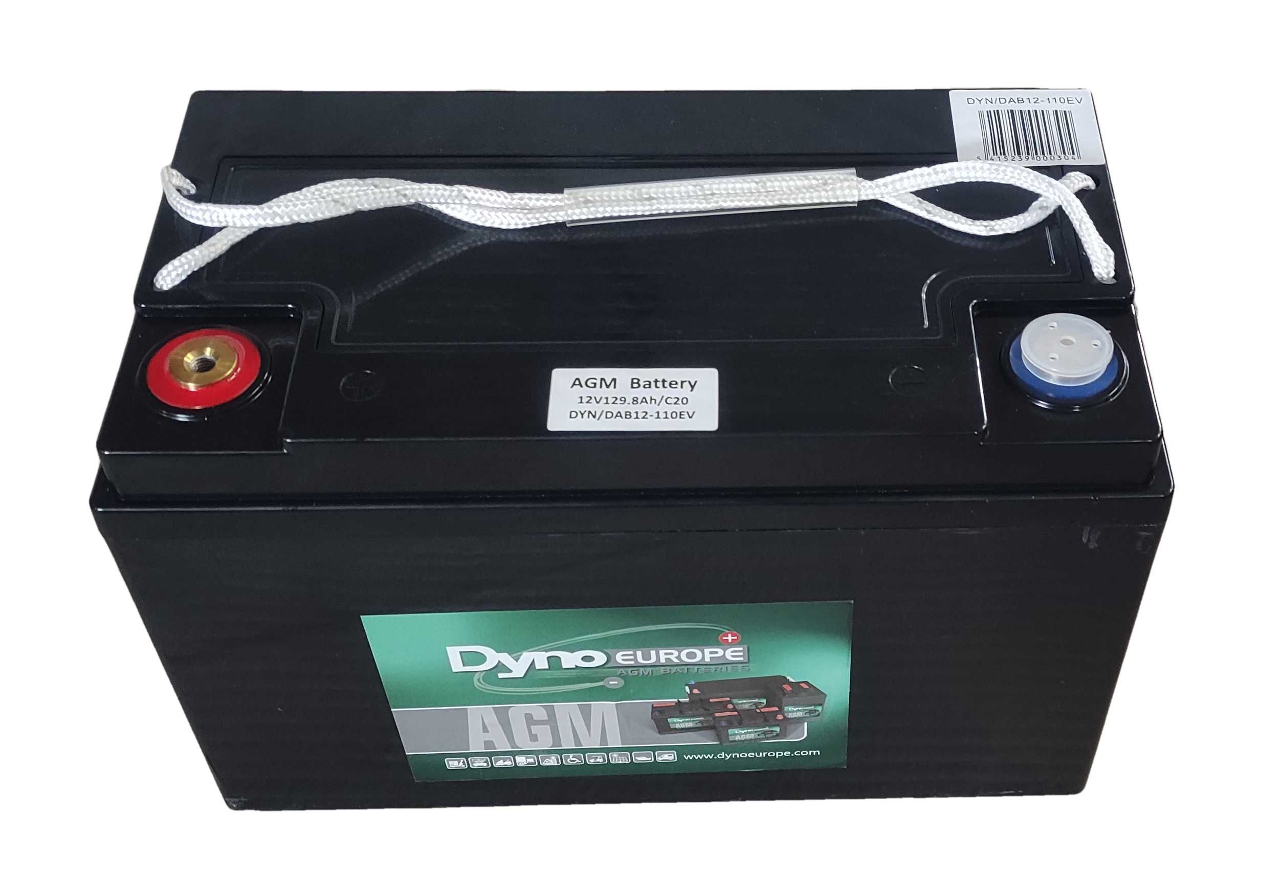 Akumulator AGM Dyno 129,8Ah 120Ah 130Ah DAB12-110EV 33,5KG PREMIUM
