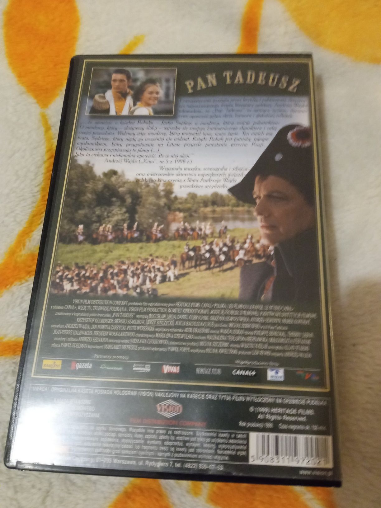 Pan Tadeusz- film- nowa kaseta VHS