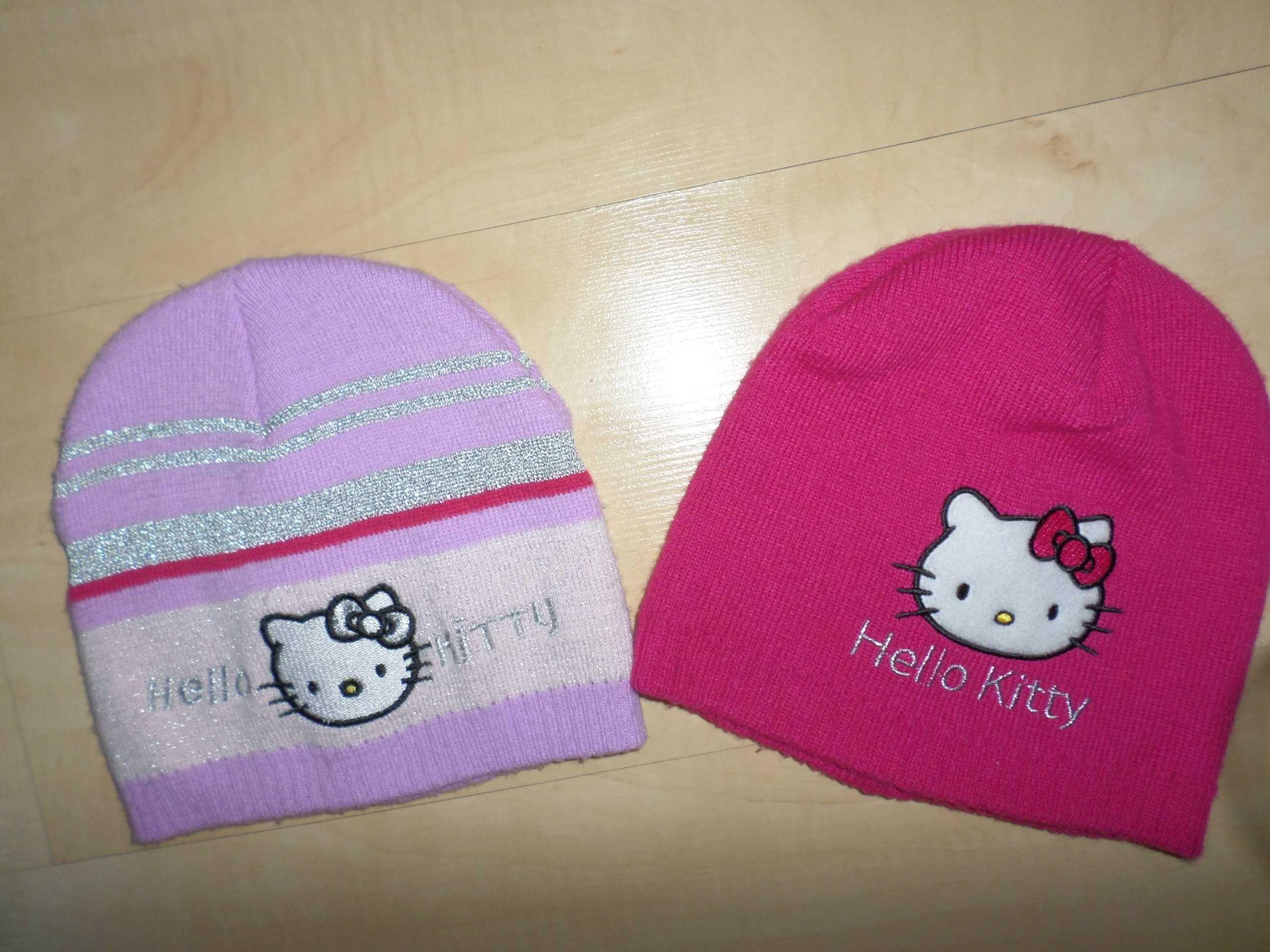 HELLO KITTY cudne czapeczki dla niuni  2-4 LATKA