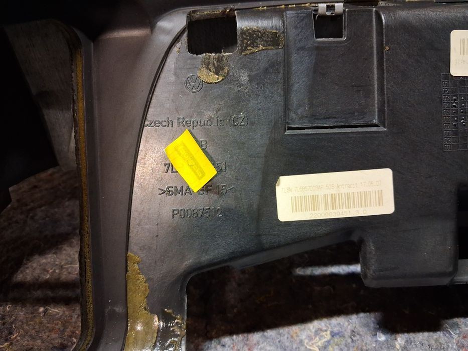 Торпеда, Панель безпеки, Airbag Volkswagen Touareg Фольксваген Туарег