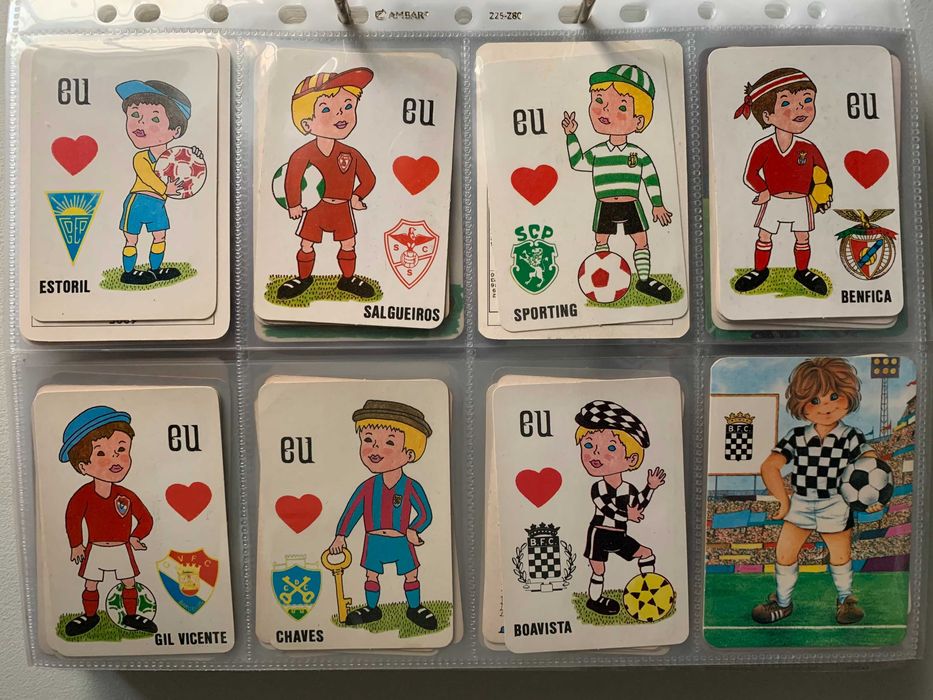Calendários Antigos de Futebol - Mascotes / Bonecos (preço unitário)