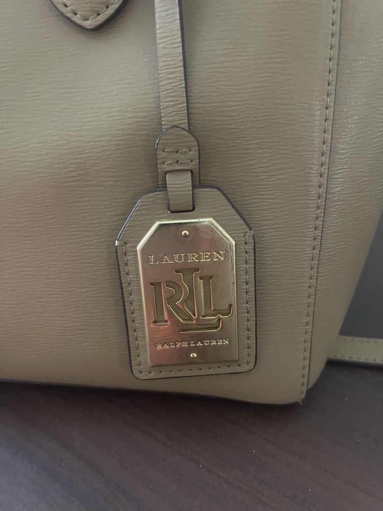 Сумка брендова шкіряна Ralph Lauren