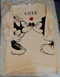 Bluza dłuższa dziewczęca myszka minnie Mickey Disney Zara Rozmiar 152