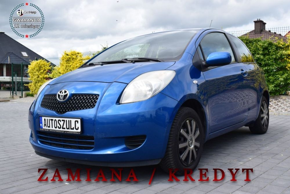 Toyota Yaris 1.0 Benzyna, 3-drzwi, Ekonomiczny, Miejski, Bezawaryjny, Rok Gwarancj