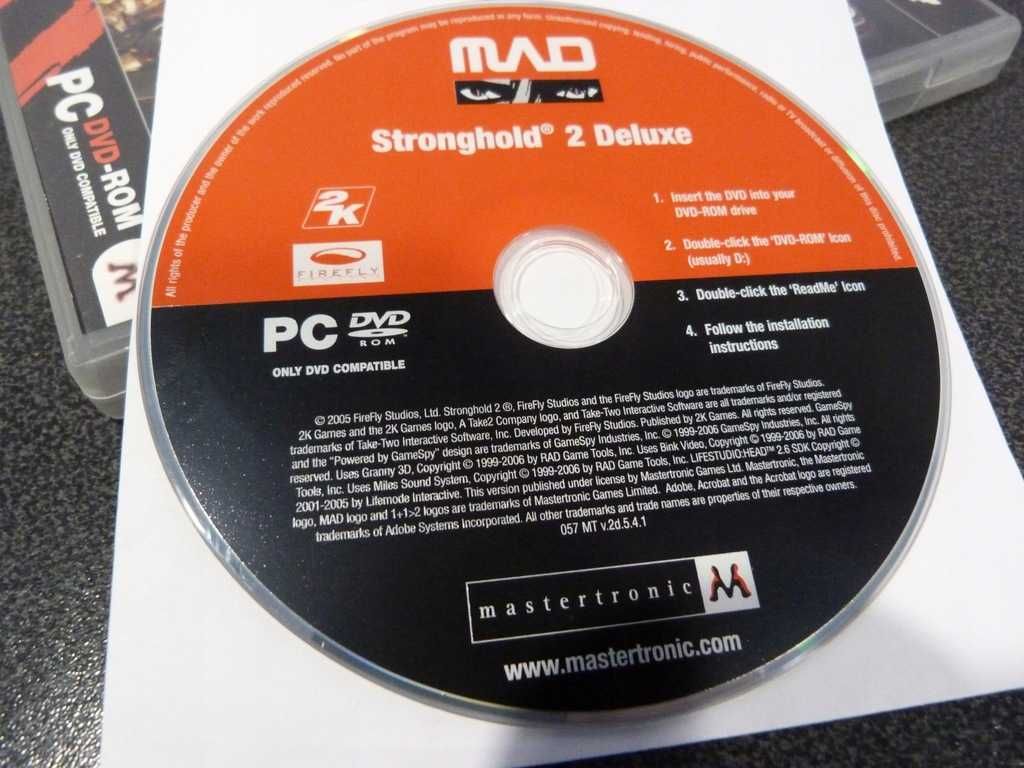 Stronghold 2 II Twierdza 2 II Deluxe Pudełkowa Angielska PŁYTA BEZ RYS