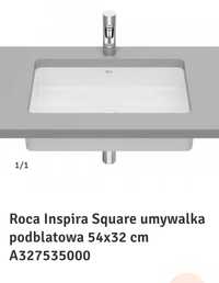 Umywalka Roca Inspira Square umywalka podblatowa 54x32 cm