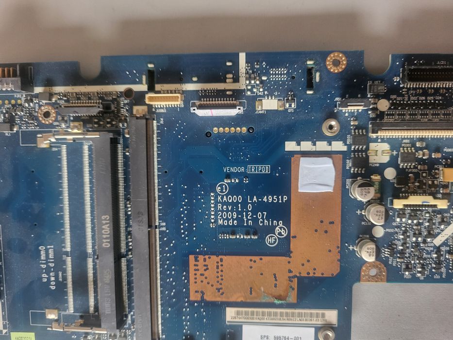 Sprzedam Płytę główna + Procesor i5 do Laptopa HP Elitebook 8540p