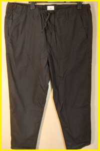 Czarne męskie spodnie marki H&M rozmiar XL